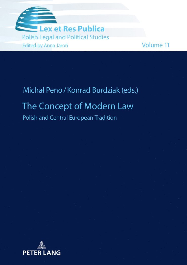 Michał Peno, Konrad Burdziak, Michal Peno, Anna Jaro&#324;, Micha¿ Peno - Concept of Modern Law, Inbunden