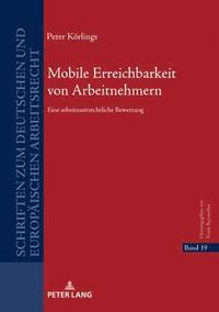 bokomslag Mobile Erreichbarkeit von Arbeitnehmern