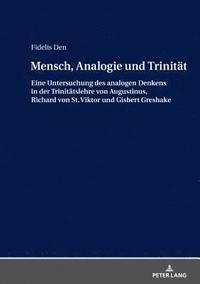 bokomslag Mensch, Analogie und Trinitaet