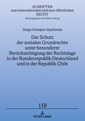 Diego Schalper - Schutz Der Sozialen Grundrechte Unter Besonderer Beruecksichtigung Der Rechtslage in Der Bundesrepublik Deutschland Und in Der Republik Chile, Inbunden
