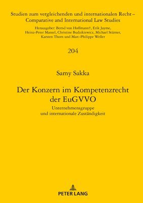 Der Konzern im Kompetenzrecht der EuGVVO 1