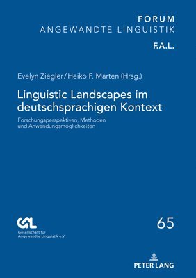 Gesell Für Angewandte Linguistik E V - Linguistic Landscapes im deutschsprachigen Kontext, Inbunden