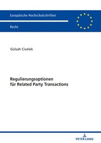 bokomslag Regulierungsoptionen fuer Related Party Transactions