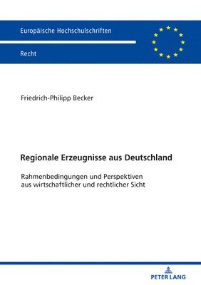 bokomslag Regionale Erzeugnisse aus Deutschland