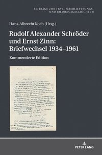 bokomslag Rudolf Alexander Schroeder und Ernst Zinn