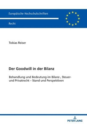 bokomslag Der Goodwill in der Bilanz