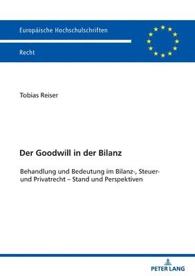 bokomslag Goodwill in der Bilanz