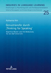 bokomslag Genustransfer durch Thinking for Speaking