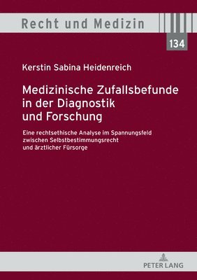 bokomslag Medizinische Zufallsbefunde in der Diagnostik und Forschung