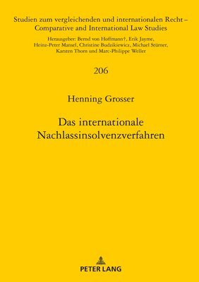 Henning Grosser, Karsten Thorn - internationale Nachlassinsolvenzverfahren, Inbunden