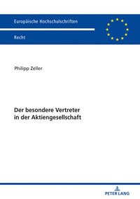bokomslag besondere Vertreter in der Aktiengesellschaft