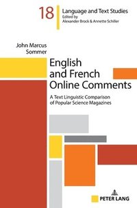 bokomslag English and French Online Comments