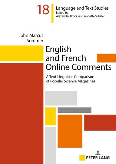 John Marcus Sommer, Alexander Brock - English and French Online Comments, Inbunden