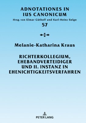 Melanie-Katharina Kraus, Elmar Güthoff, Elmar Guthoff - Richterkollegium, Ehebandverteidiger Und II. Instanz in Ehenichtigkeitsverfahren, Inbunden
