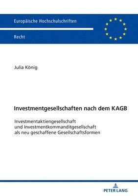 bokomslag Investmentgesellschaften Nach Dem Kagb