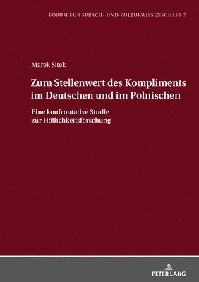 bokomslag Zum Stellenwert des Kompliments im Deutschen und im Polnischen