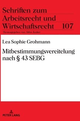 bokomslag Mitbestimmungsvereitelung nach  43 SEBG