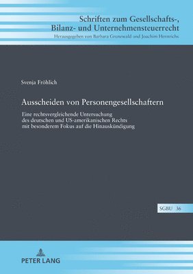 Svenja Fröhlich, Svenja Frohlich, Barbara Grunewald - Ausscheiden von Personengesellschaftern, Inbunden