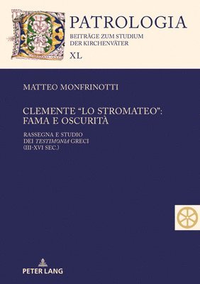 bokomslag Clemente &quot;lo Stromateo&quot;