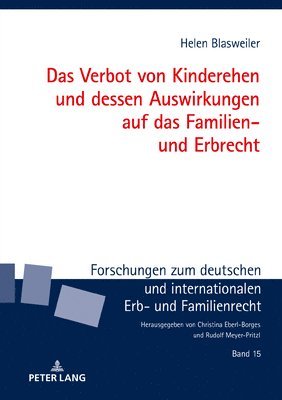 bokomslag Verbot Von Kinderehen Und Dessen Auswirkungen Auf Das Familien- Und Erbrecht
