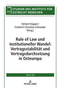 bokomslag Rule of Law und institutioneller Wandel