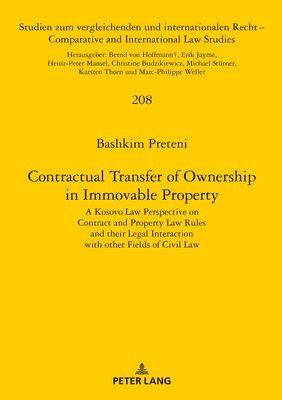 bokomslag Contractual Transfer of Ownership in Immovable Property