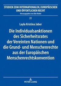 bokomslag Individualsanktionen des Sicherheitsrates der Vereinten Nationen und die Grund- und Menschenrechte aus der Europaeischen Menschenrechtskonvention