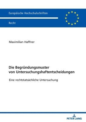 bokomslag Begruendungsmuster von Untersuchungshaftentscheidungen