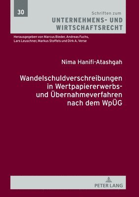 bokomslag Wandelschuldverschreibungen in Wertpapiererwerbs- und Uebernahmeverfahren nach dem WpUeG