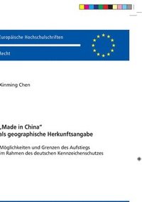 bokomslag Made in China als geographische Herkunftsangabe