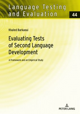 bokomslag Evaluating Tests of Second Language Development