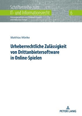bokomslag Urheberrechtliche Zulaessigkeit Von Drittanbietersoftware in Online-Spielen