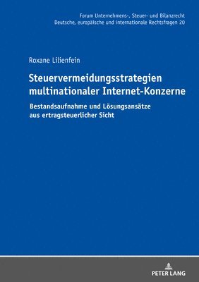 Roxane Lilienfein, Michael Stöber - Steuervermeidungsstrategien multinationaler Internet-Konzerne, Inbunden