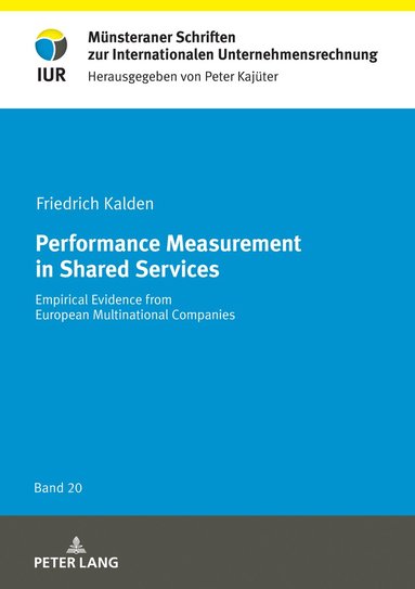 Friedrich Kalden, Peter Kajüter - Performance Measurement in Shared Services, Inbunden