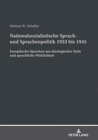 bokomslag Nationalsozialistische Sprach- und Sprachenpolitik 1933 bis 1945