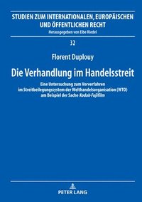 bokomslag Die Verhandlung im Handelsstreit