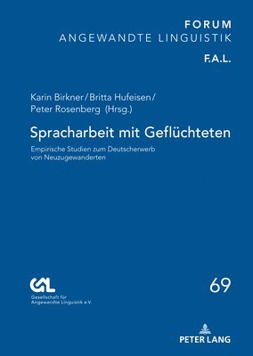 Gesell Für Angewandte Linguistik E V - Spracharbeit mit Gefluechteten, Inbunden