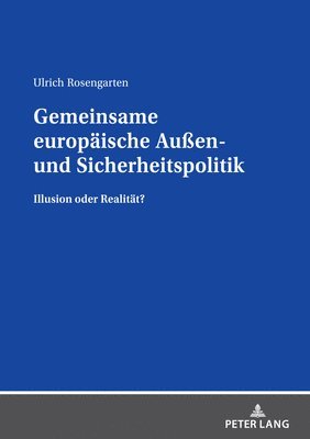 bokomslag Gemeinsame europaeische Auen- und Sicherheitspolitik