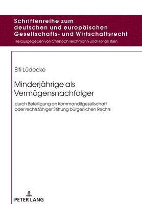 Elfi Lüdecke, Christoph Teichmann - Minderjaehrige als Vermoegensnachfolger, Inbunden