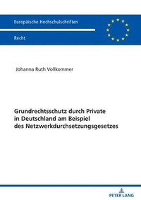 bokomslag Grundrechtsschutz durch Private in Deutschland am Beispiel des Netzwerkdurchsetzungsgesetzes