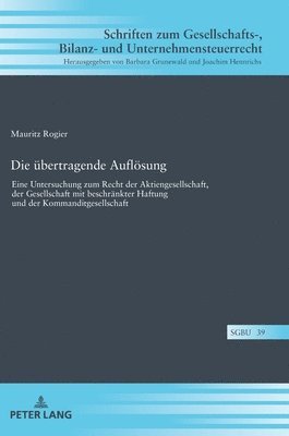 bokomslag uebertragende Aufloesung
