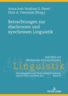 bokomslag Betrachtungen zur diachronen und synchronen Linguistik