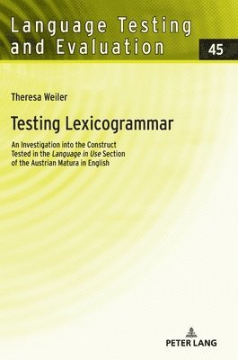 bokomslag Testing Lexicogrammar