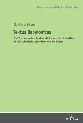 bokomslag Textus Babylonicus