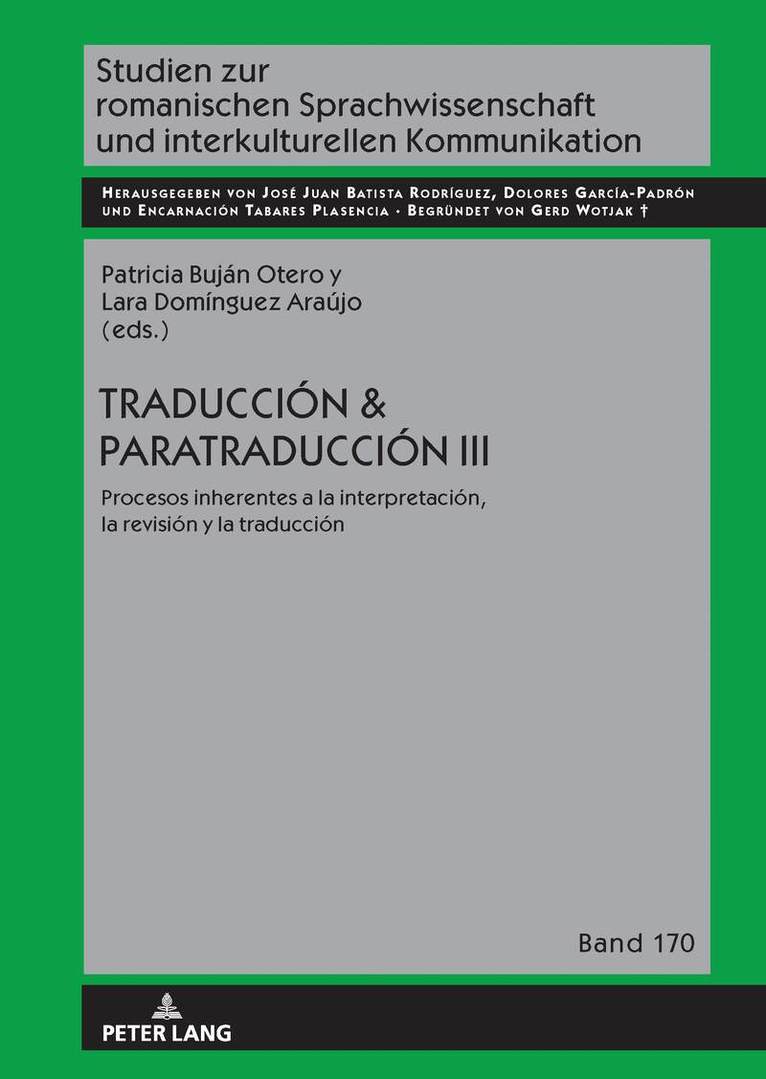 Patricia Buján Otero, Lara Domínguez Araújo - Traducción & Paratraducción III, Inbunden