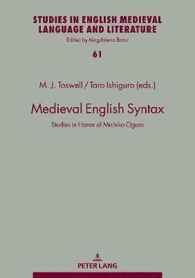 bokomslag Medieval English Syntax