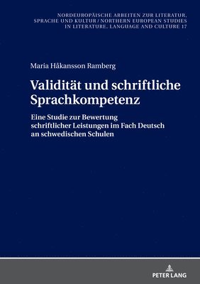 bokomslag Validitaet und schriftliche Sprachkompetenz