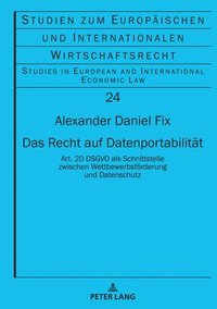 bokomslag Das Recht auf Datenportabilitaet