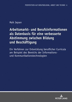 Maik Jepsen, Axel Grimm - Arbeitsmarkt- und Berufsinformationen als Datenbasis fuer eine verbesserte Abstimmung zwischen Bildung und Beschaeftigung, Inbunden