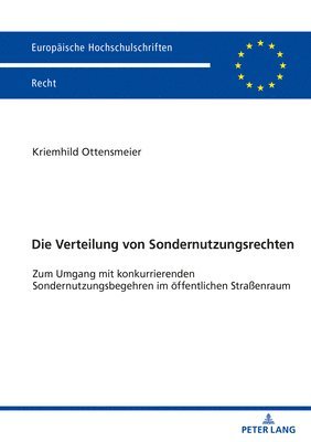 bokomslag Verteilung von Sondernutzungsrechten